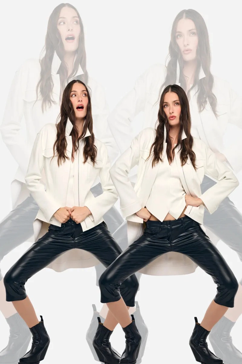 Norma Kamali Spring 2027 Mixes Tracksuits, Denim And Cutout Dressing