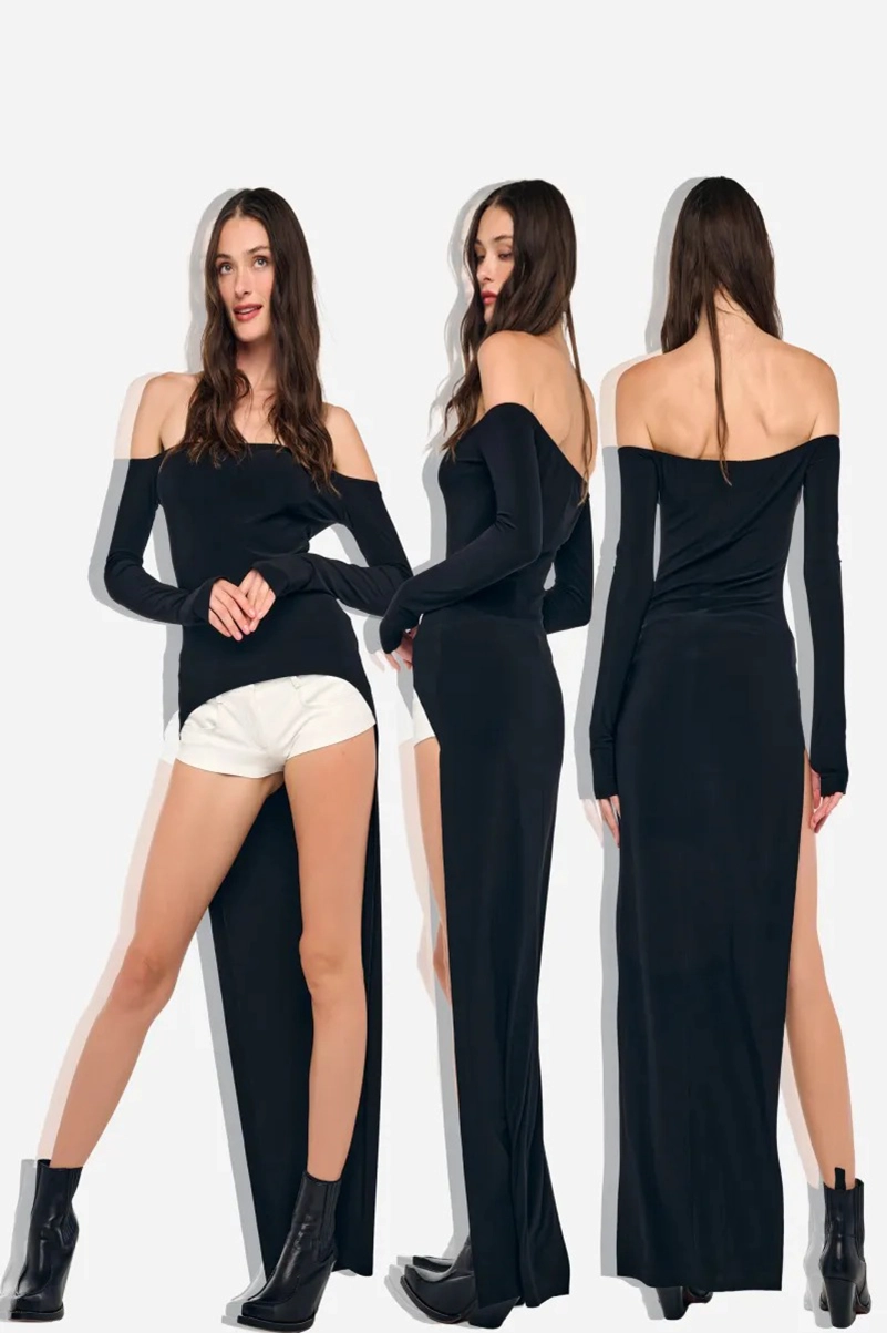 Norma Kamali Spring 2027 Mixes Tracksuits, Denim And Cutout Dressing