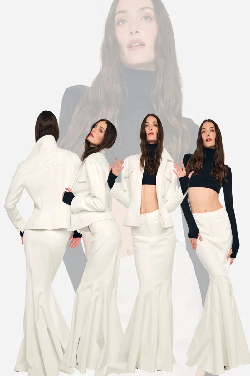 Norma Kamali Spring 2027 Mixes Tracksuits, Denim And Cutout Dressing