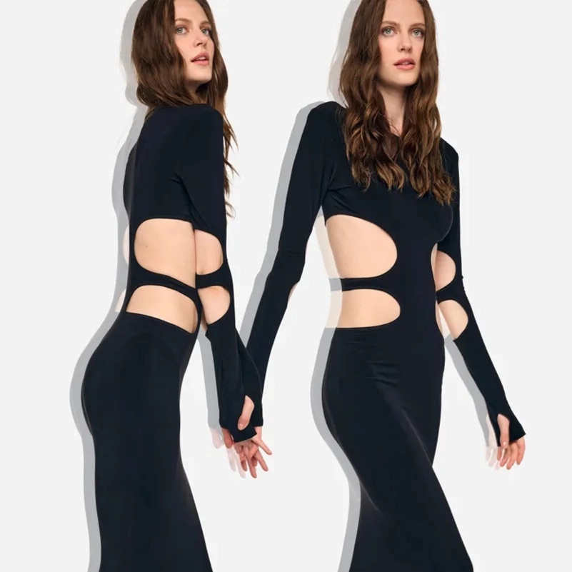 Norma Kamali Spring 2027 Mixes Tracksuits, Denim And Cutout Dressing