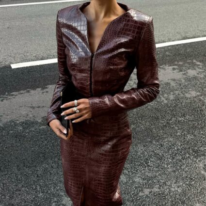 10 Iconic Ways To Wear Fall’s Colored Leather Trend