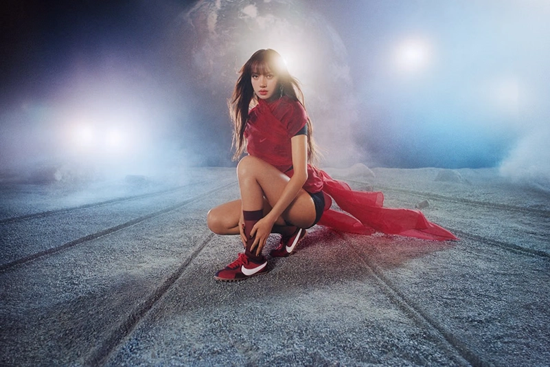 Lisa Takes Nike’s Red Moon Shoe On A Lunar Mission