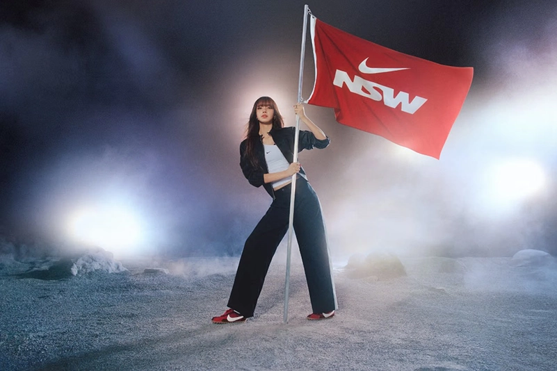 Lisa Takes Nike’s Red Moon Shoe On A Lunar Mission
