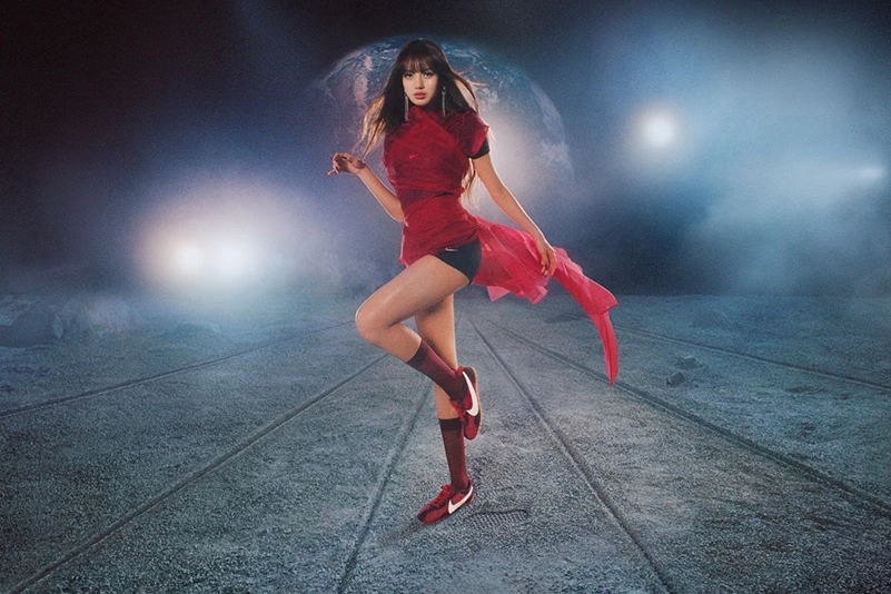 Lisa Takes Nike’s Red Moon Shoe On A Lunar Mission