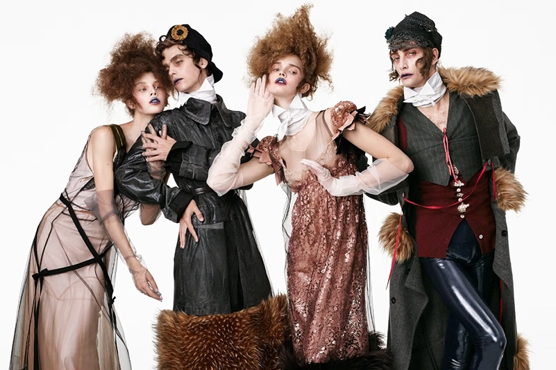 Zara By John Galliano Has Arrived With Tailcoats, Ruffled Collars, And Plenty Of Drama