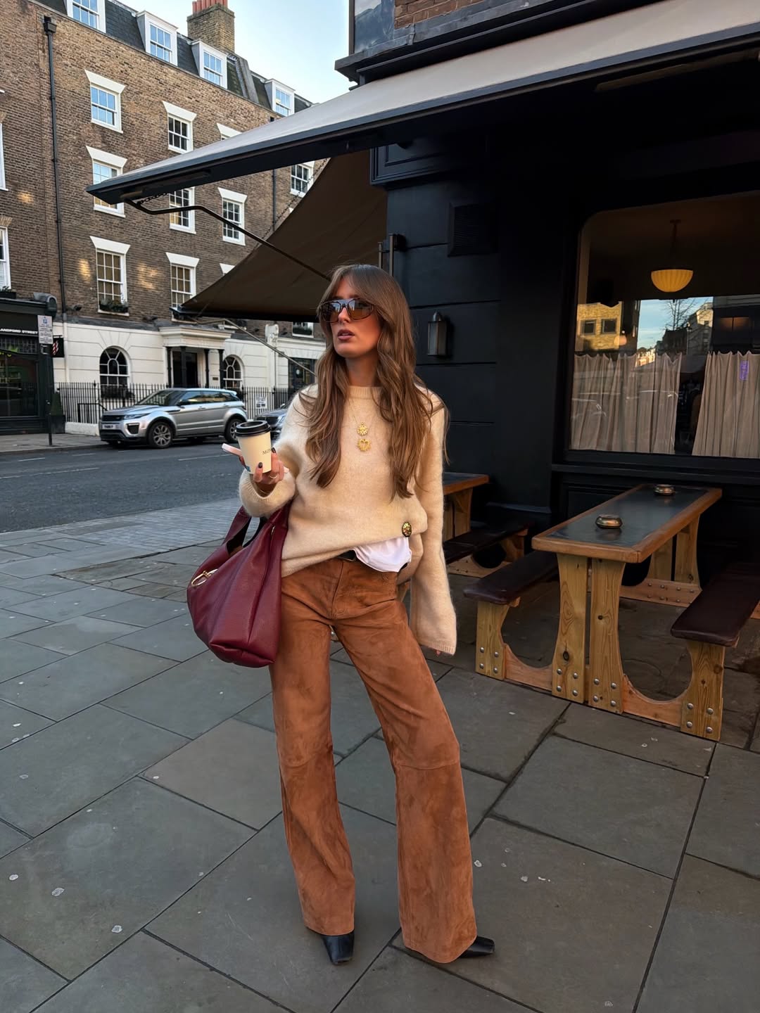 Suede Pants