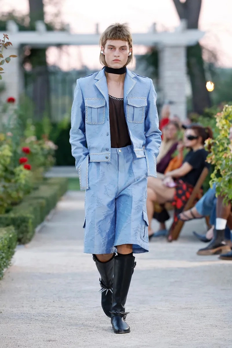 Palomo Spring 2027 Goes Big On Feathers And Barely There Utility Sets