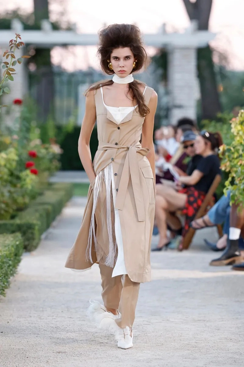 Palomo Spring 2027 Goes Big On Feathers And Barely There Utility Sets