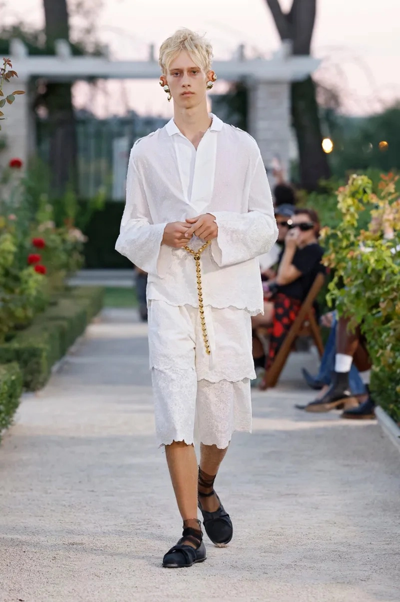Palomo Spring 2027 Goes Big On Feathers And Barely There Utility Sets