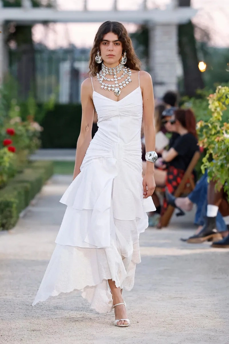 Palomo Spring 2027 Goes Big On Feathers And Barely There Utility Sets