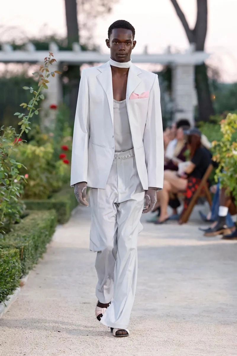 Palomo Spring 2027 Goes Big On Feathers And Barely There Utility Sets
