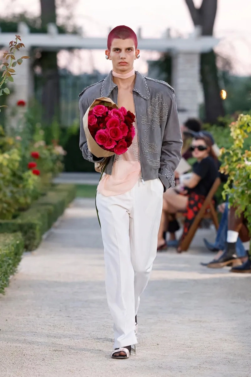 Palomo Spring 2027 Goes Big On Feathers And Barely There Utility Sets