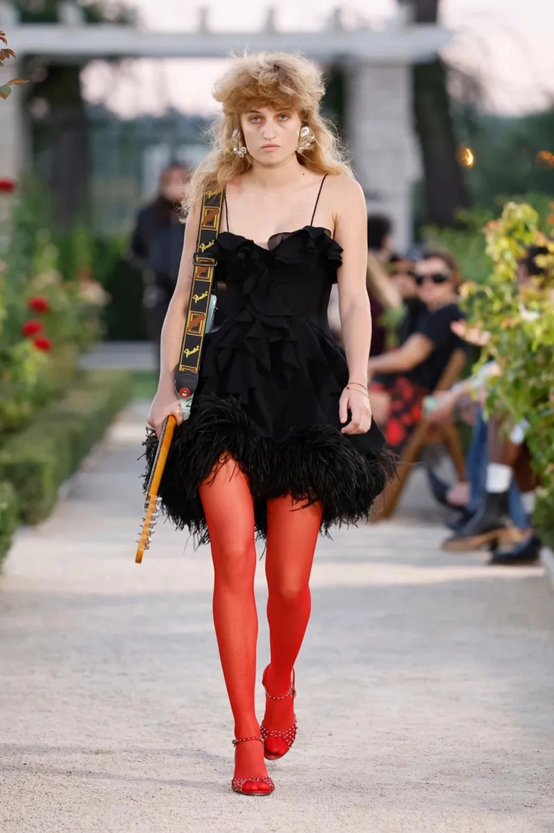 Palomo Spring 2027 Goes Big On Feathers And Barely There Utility Sets