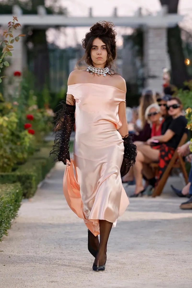 Palomo Spring 2027 Goes Big On Feathers And Barely There Utility Sets