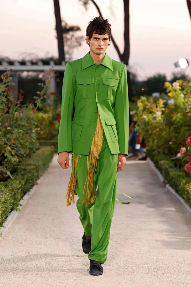 Palomo Spring 2027 Goes Big On Feathers And Barely There Utility Sets
