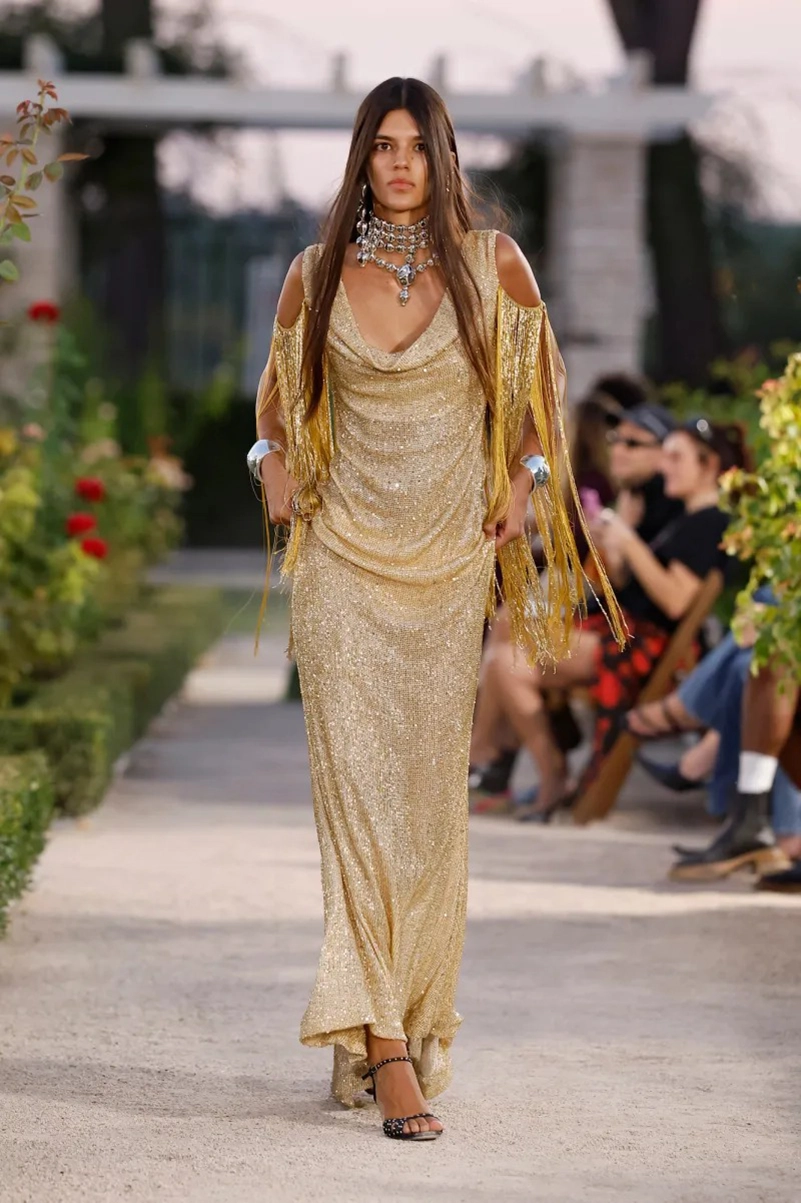 Palomo Spring 2027 Goes Big On Feathers And Barely There Utility Sets
