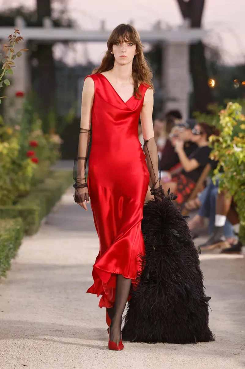 Palomo Spring 2027 Goes Big On Feathers And Barely There Utility Sets