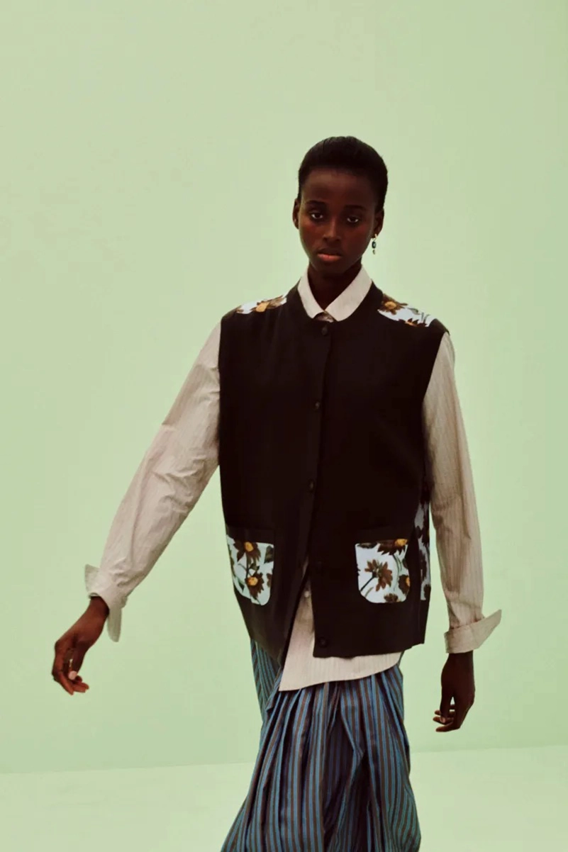 Emilia Wickstead Spring 2027 Softens Up With Blurred Florals And Frayed Tweed