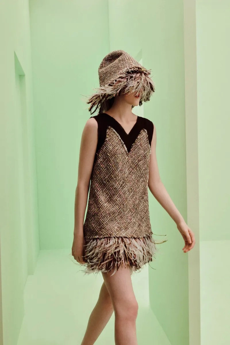Emilia Wickstead Spring 2027 Softens Up With Blurred Florals And Frayed Tweed