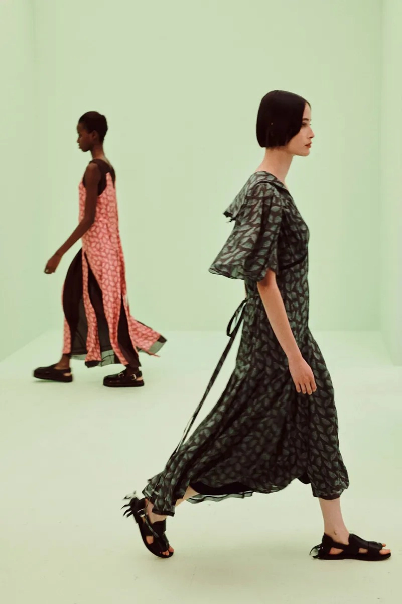 Emilia Wickstead Spring 2027 Softens Up With Blurred Florals And Frayed Tweed