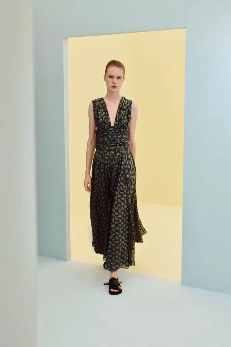 Emilia Wickstead Spring 2027 Softens Up With Blurred Florals And Frayed Tweed