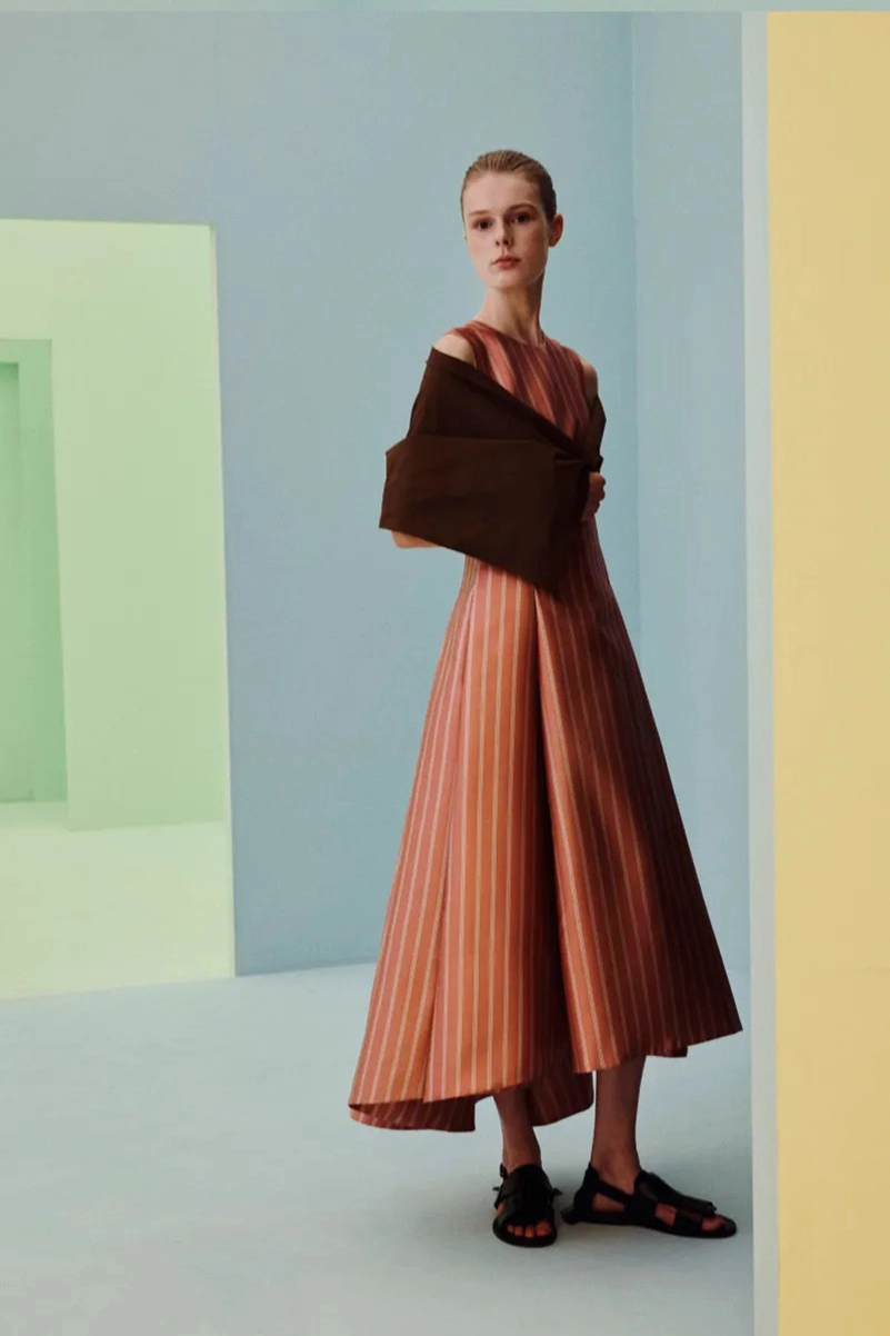 Emilia Wickstead Spring 2027 Softens Up With Blurred Florals And Frayed Tweed