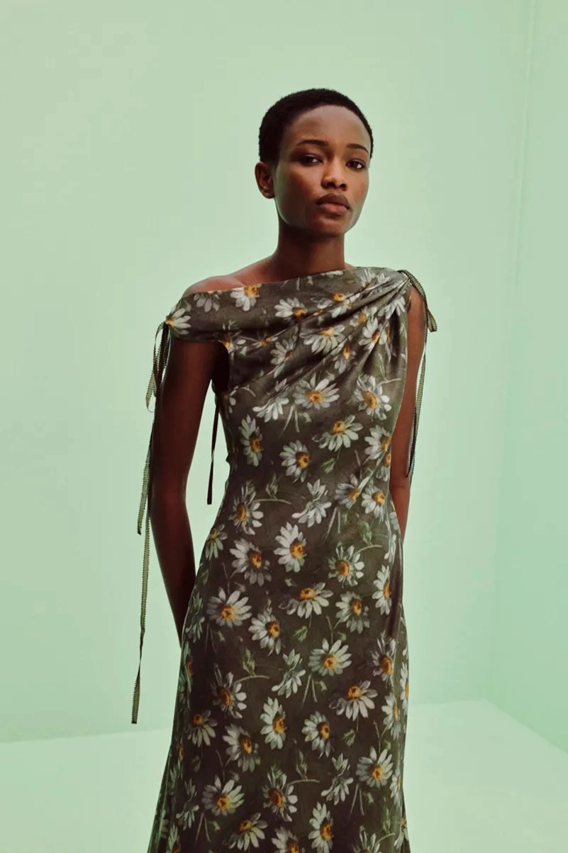 Emilia Wickstead Spring 2027 Softens Up With Blurred Florals And Frayed Tweed