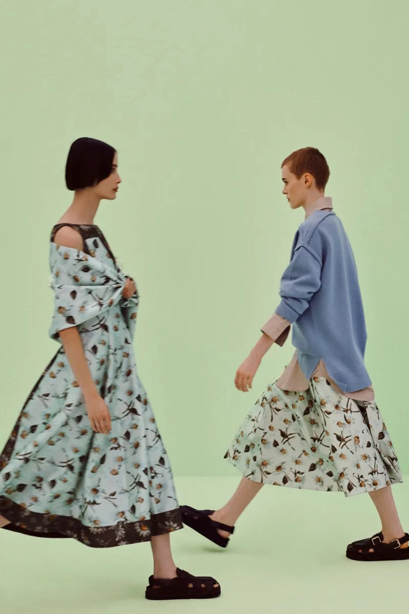 Emilia Wickstead Spring 2027 Softens Up With Blurred Florals And Frayed Tweed