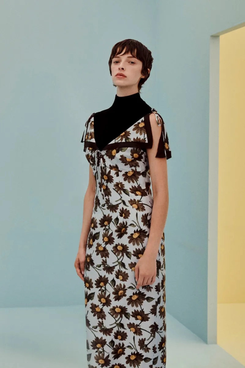 Emilia Wickstead Spring 2027 Softens Up With Blurred Florals And Frayed Tweed