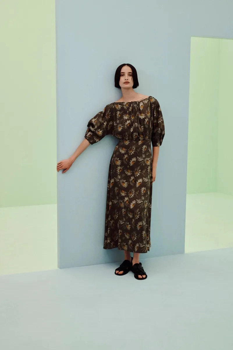 Emilia Wickstead Spring 2027 Softens Up With Blurred Florals And Frayed Tweed