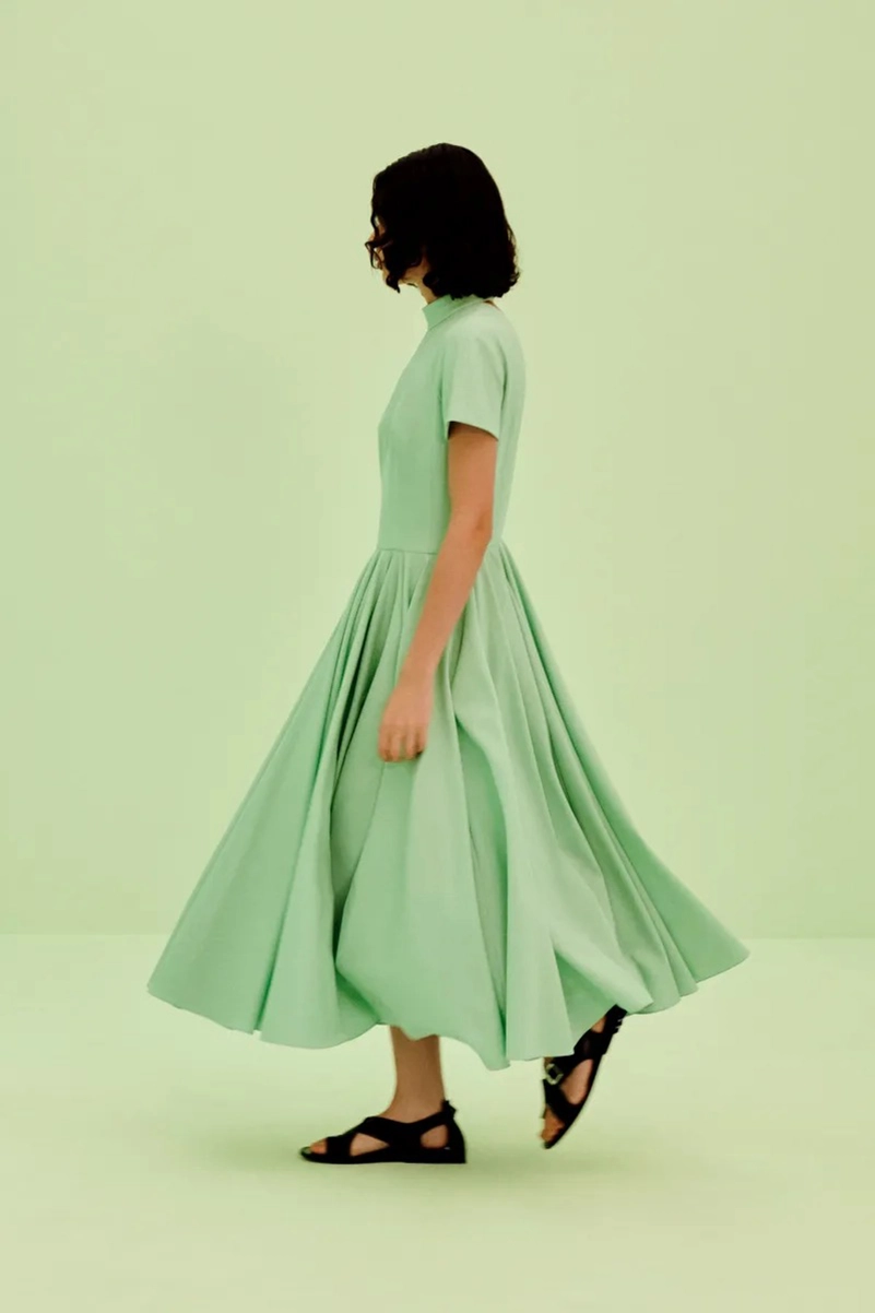 Emilia Wickstead Spring 2027 Softens Up With Blurred Florals And Frayed Tweed