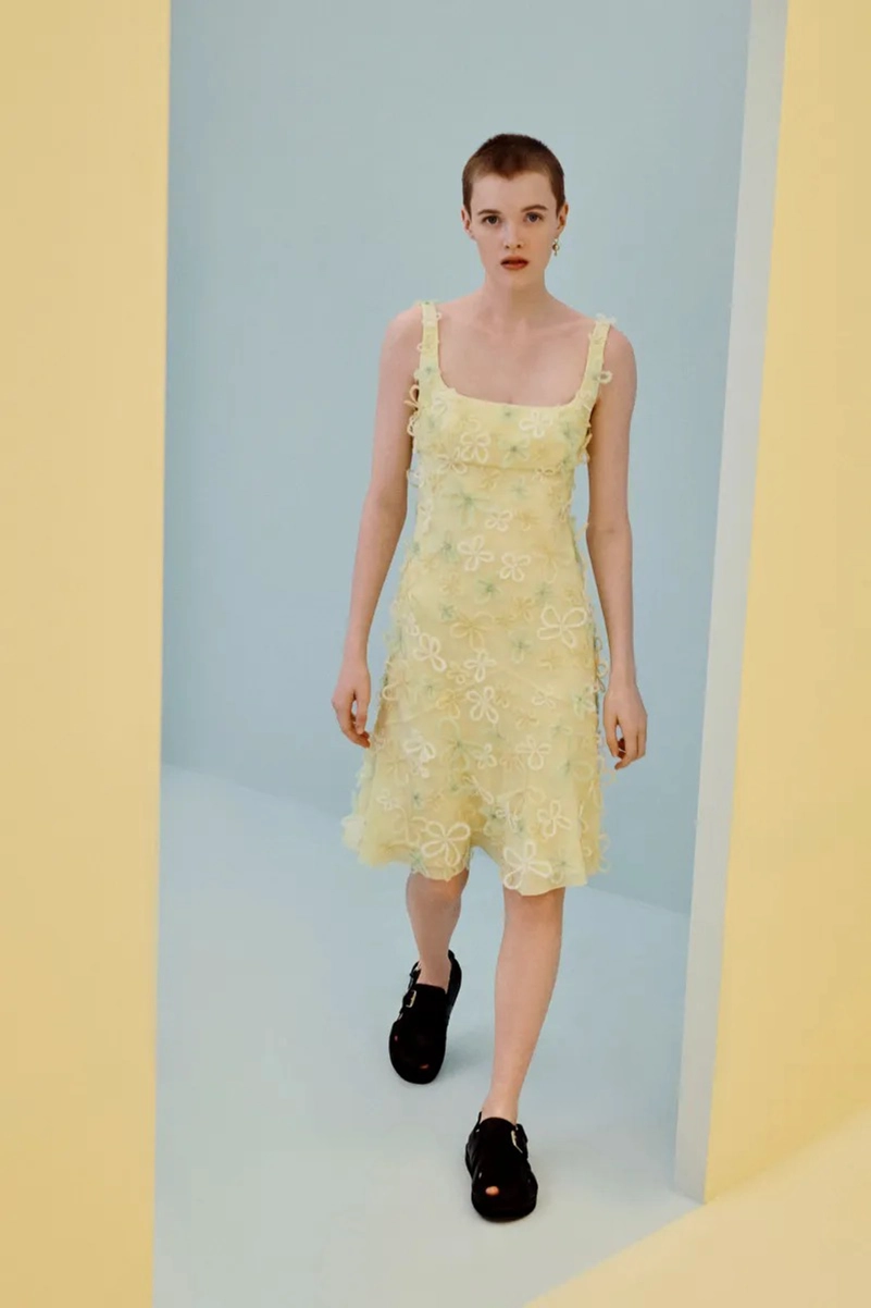 Emilia Wickstead Spring 2027 Softens Up With Blurred Florals And Frayed Tweed