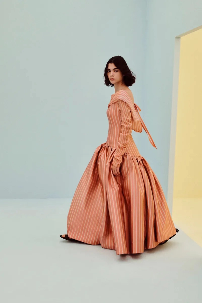 Emilia Wickstead Spring 2027 Softens Up With Blurred Florals And Frayed Tweed