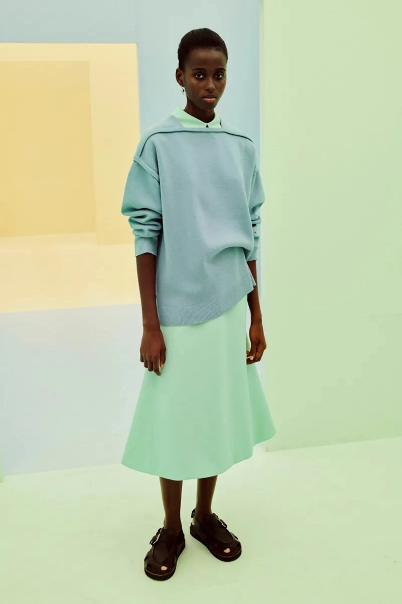 Emilia Wickstead Spring 2027 Softens Up With Blurred Florals And Frayed Tweed