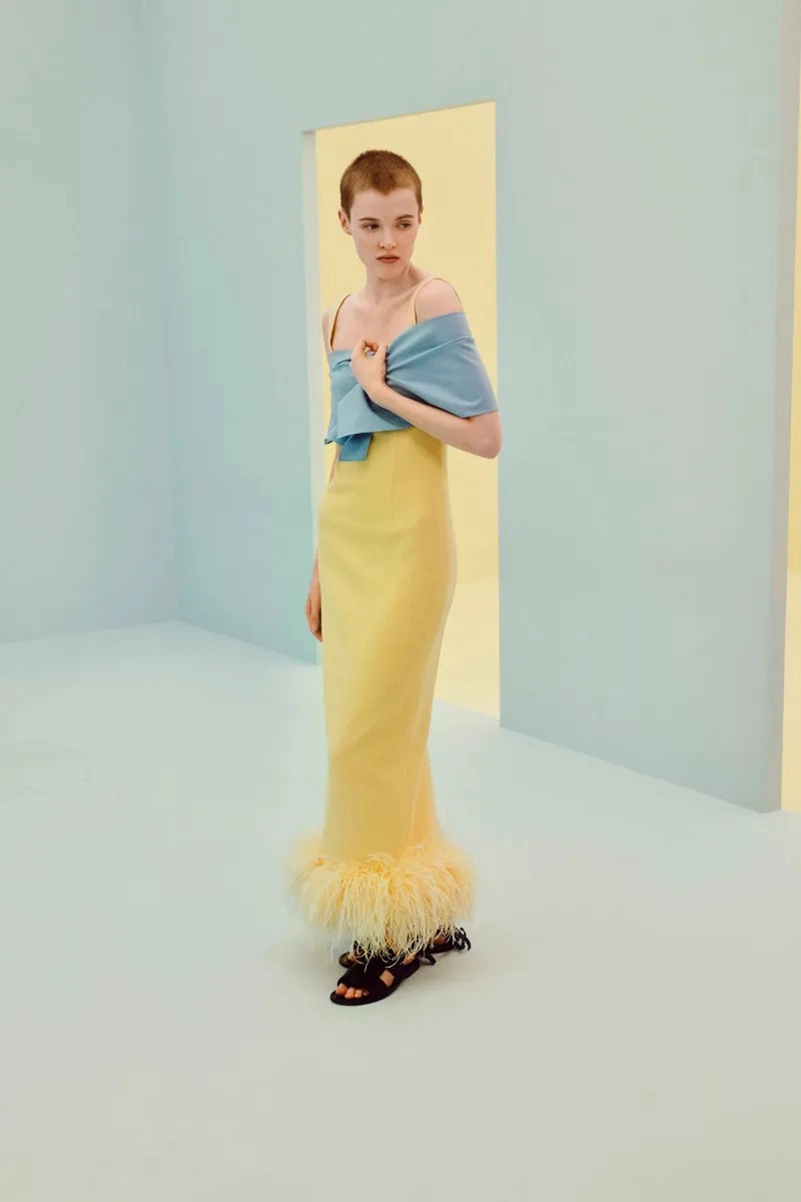 Emilia Wickstead Spring 2027 Softens Up With Blurred Florals And Frayed Tweed