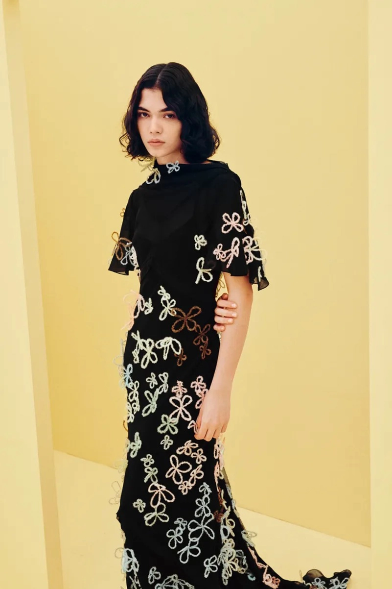 Emilia Wickstead Spring 2027 Softens Up With Blurred Florals And Frayed Tweed