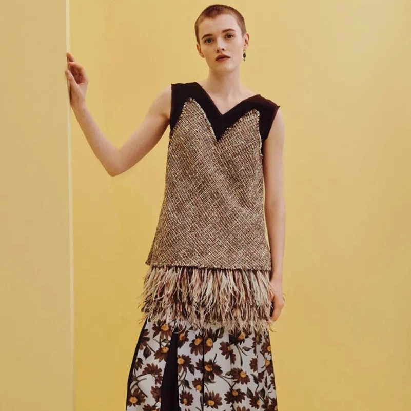 Emilia Wickstead Spring 2027 Softens Up With Blurred Florals And Frayed Tweed