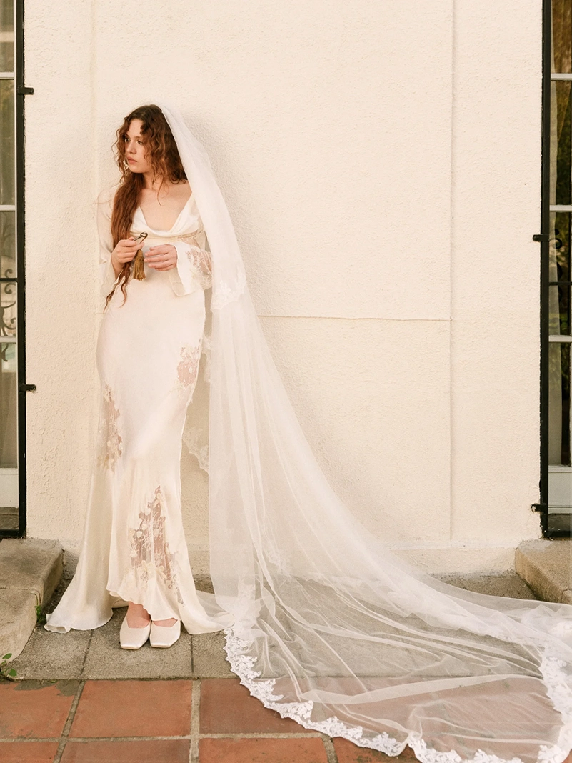 For Love & Lemons Brings Victorian Romance To Fall 2026 Bridalwear