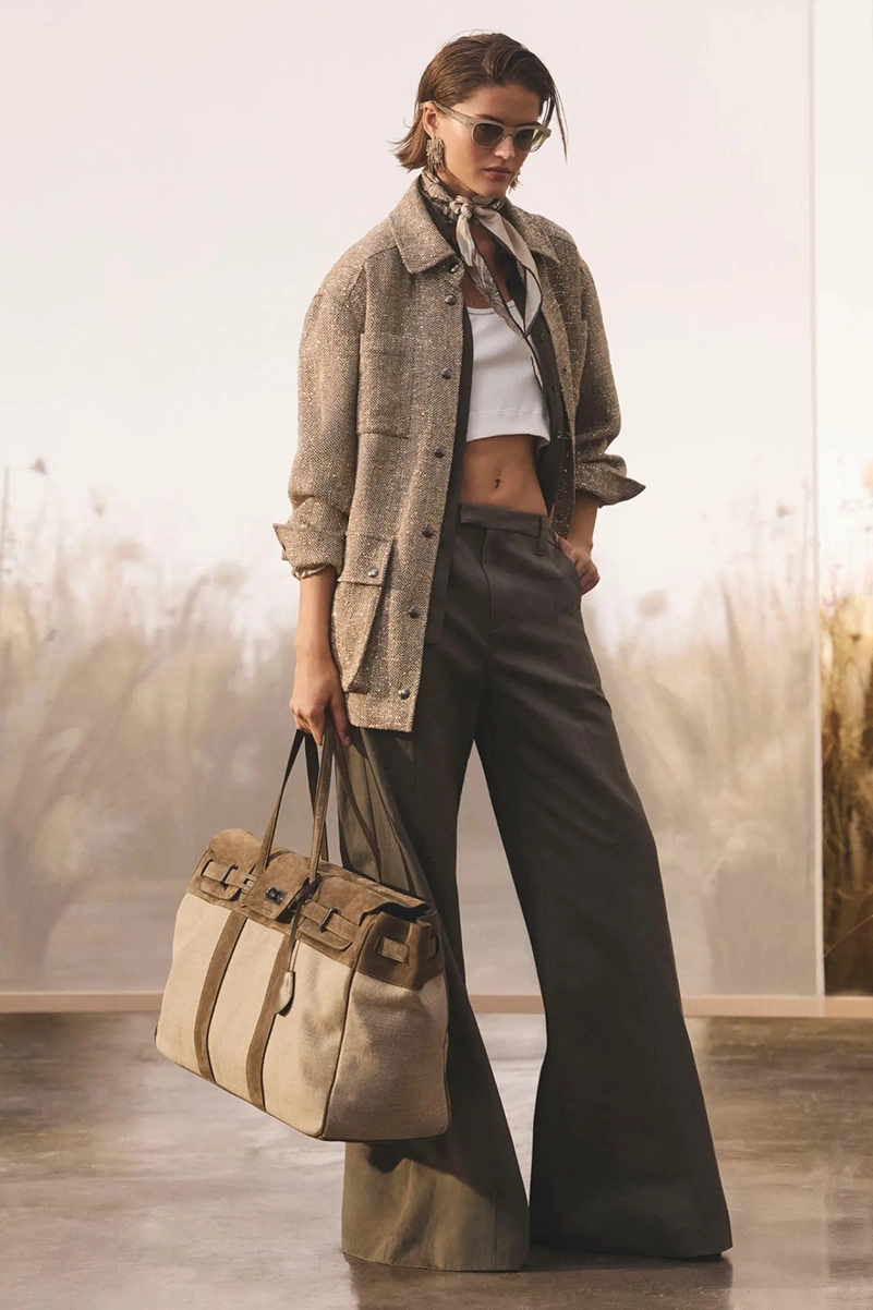 Brunello Cucinelli Spring 2027 Is All About Texture & Relaxed Silhouettes