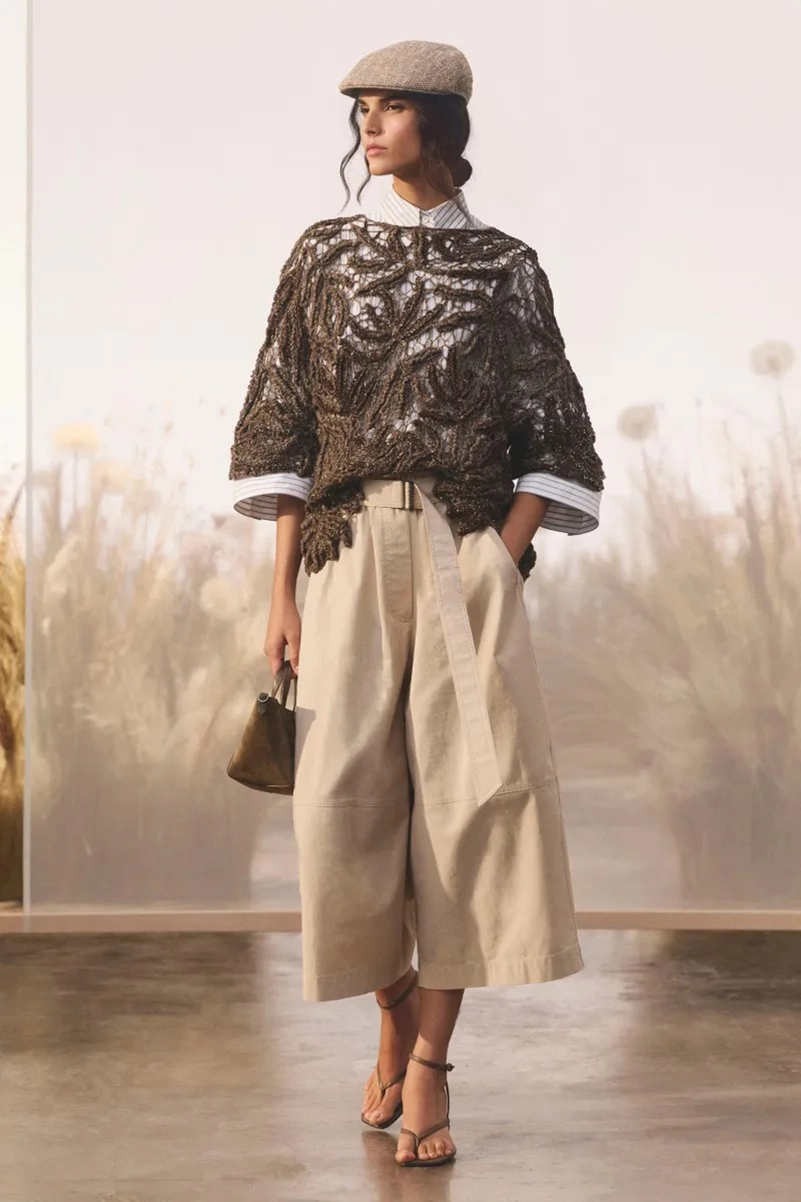 Brunello Cucinelli Spring 2027 Is All About Texture & Relaxed Silhouettes