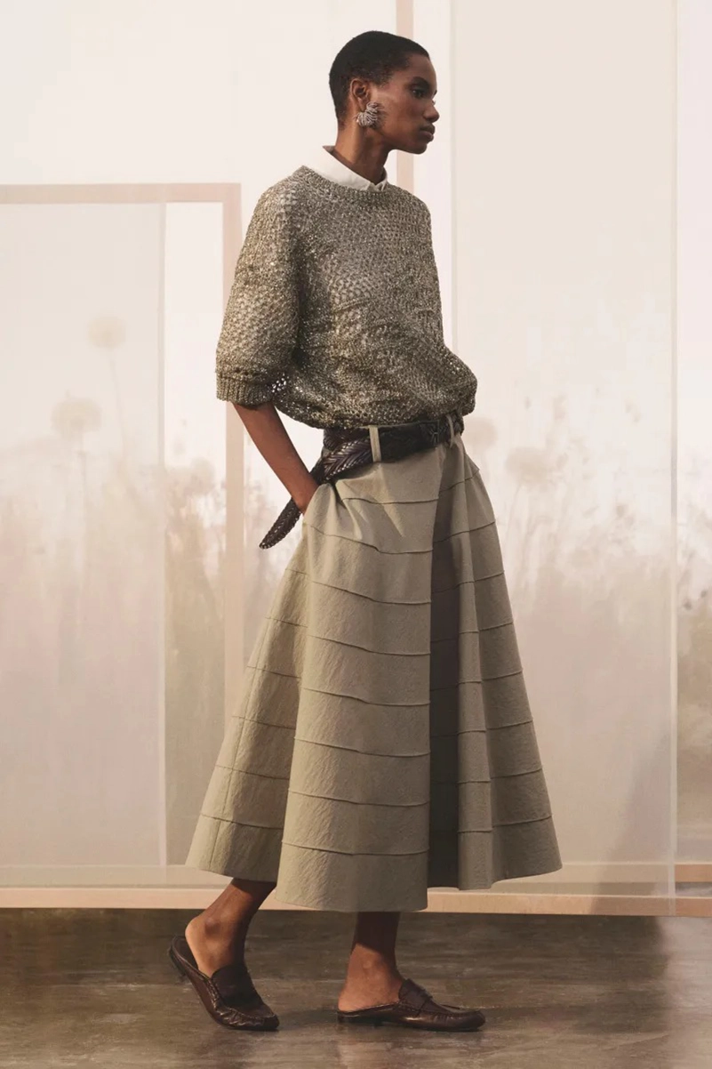 Brunello Cucinelli Spring 2027 Is All About Texture & Relaxed Silhouettes