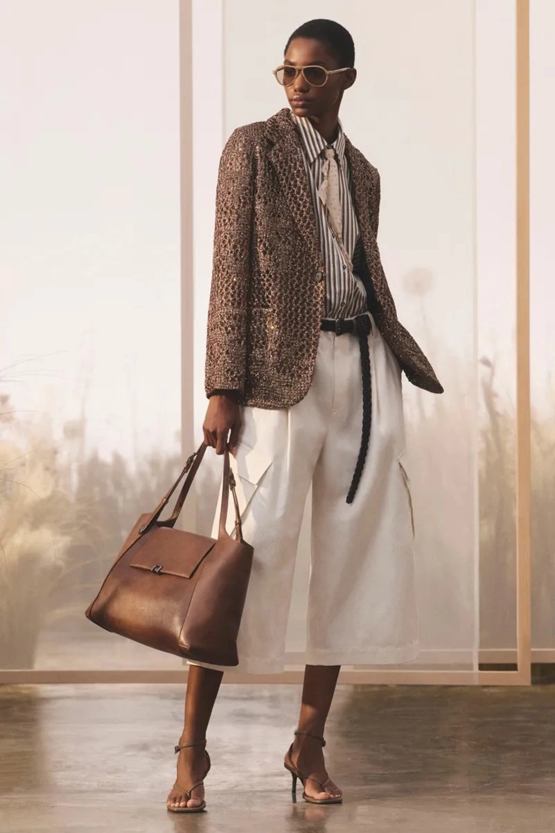 Brunello Cucinelli Spring 2027 Is All About Texture & Relaxed Silhouettes