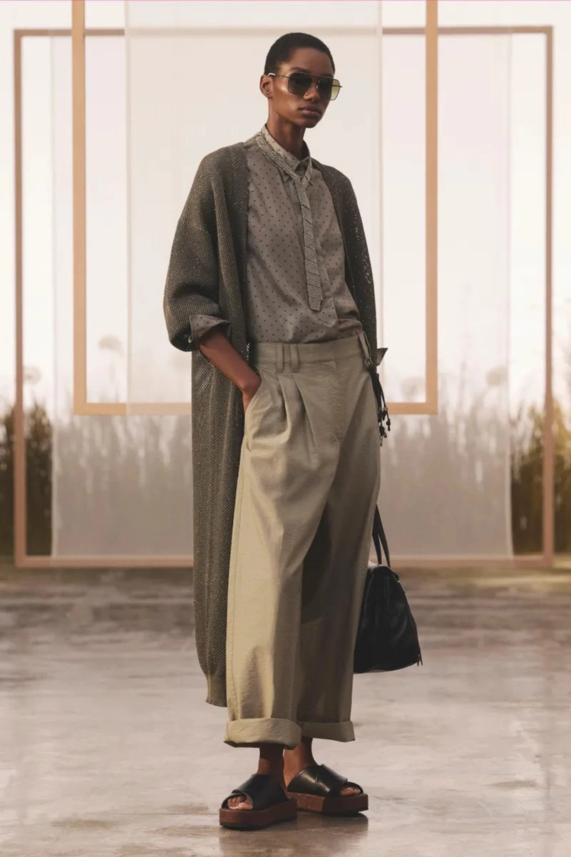 Brunello Cucinelli Spring 2027 Is All About Texture & Relaxed Silhouettes