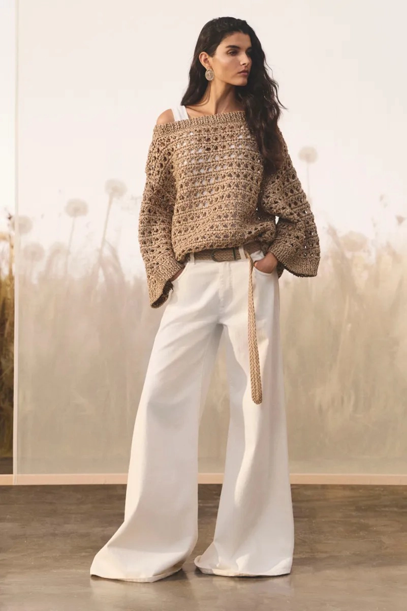 Brunello Cucinelli Spring 2027 Is All About Texture & Relaxed Silhouettes
