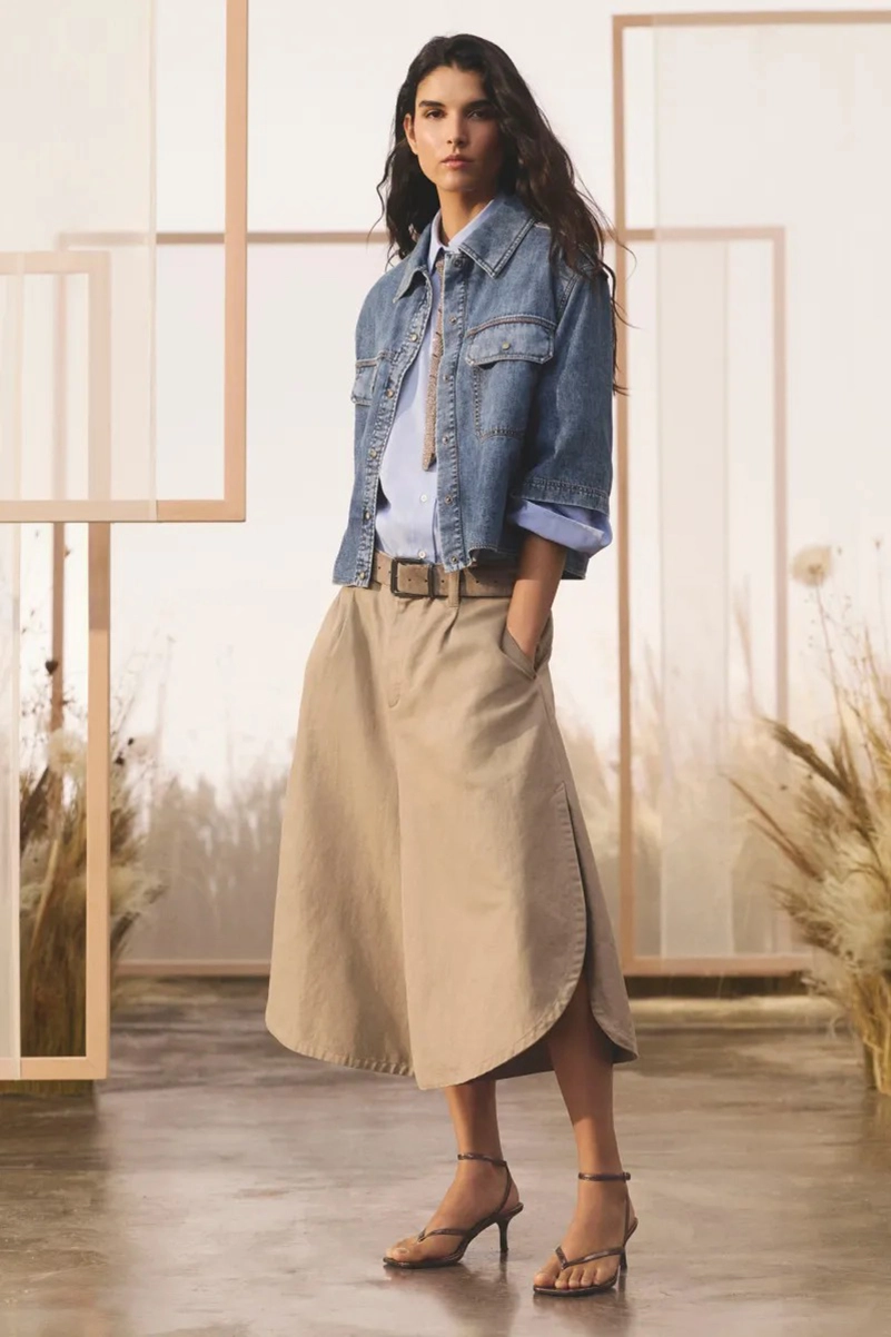 Brunello Cucinelli Spring 2027 Is All About Texture & Relaxed Silhouettes