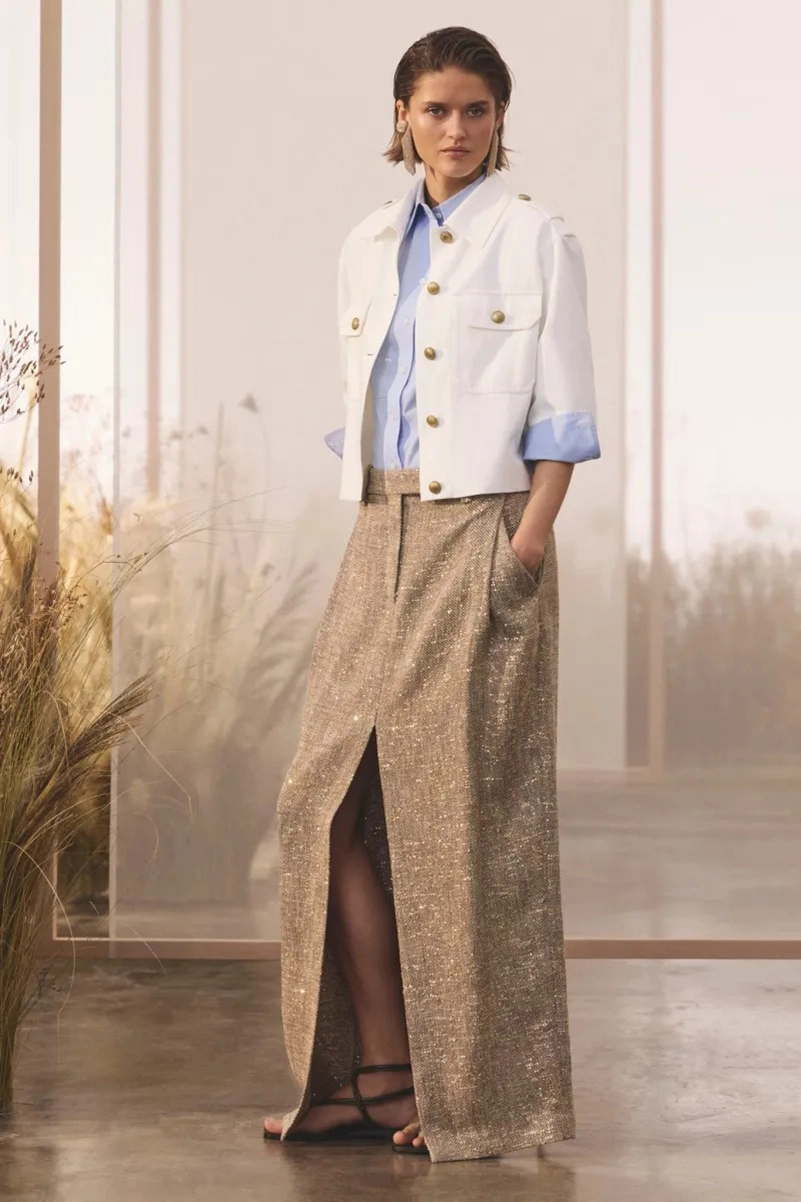 Brunello Cucinelli Spring 2027 Is All About Texture & Relaxed Silhouettes