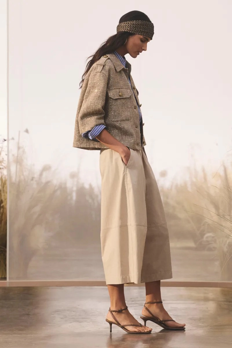 Brunello Cucinelli Spring 2027 Is All About Texture & Relaxed Silhouettes