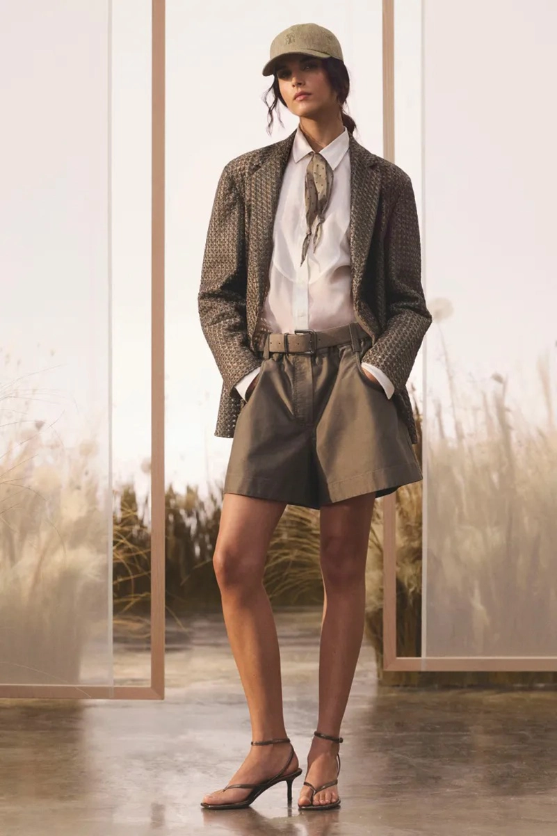 Brunello Cucinelli Spring 2027 Is All About Texture & Relaxed Silhouettes