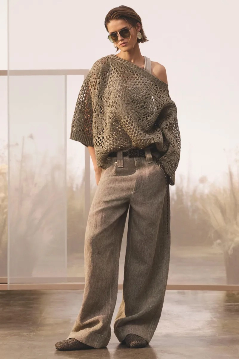 Brunello Cucinelli Spring 2027 Is All About Texture & Relaxed Silhouettes