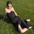 Alessandra Rich Spring 2027 Mixes Garden Party Dressing With Boudoir Glamour